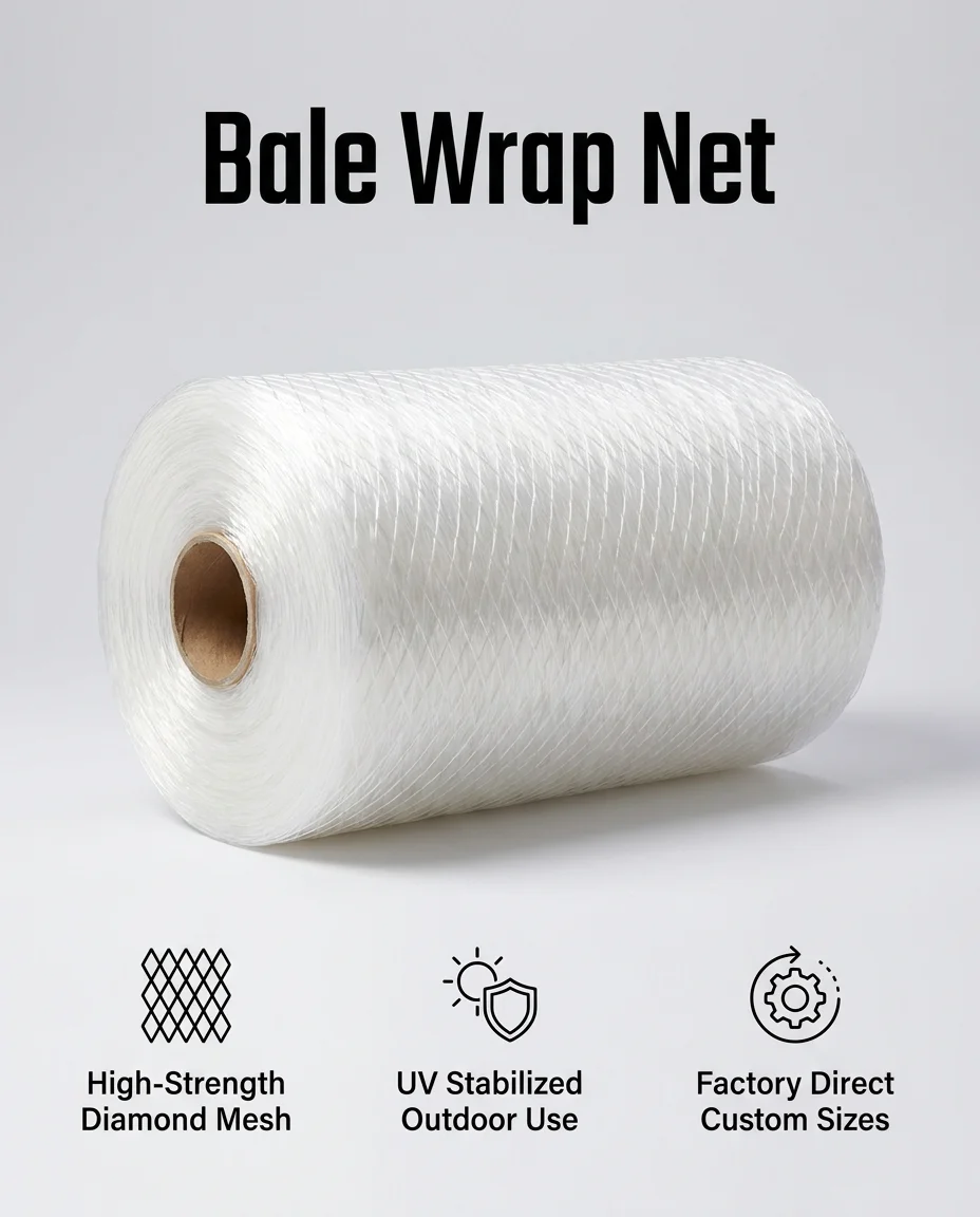 Pang-agrikulturang Bale Net Wrap para sa Hay Straw at Forage Bales