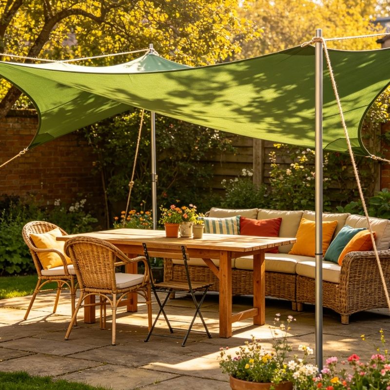 HDPE UV Protection Shade Sails para sa Camping Sun Shade Hotels Gardens Patios Swimming Pools