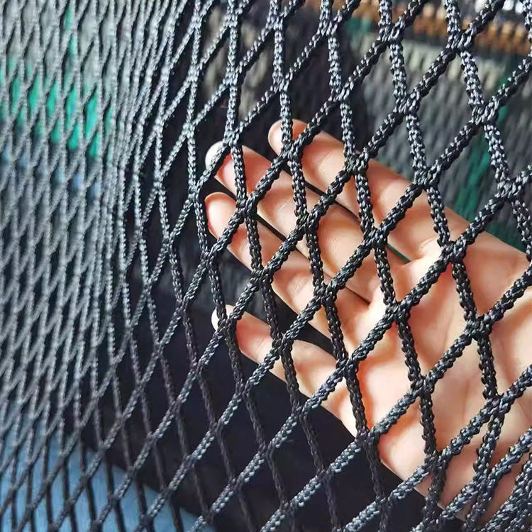 Soccer Field Fence Net Polyester PP HDPE Strong Tear Resistant Knotless Sport Net na may 4.5x4.5cm Mesh